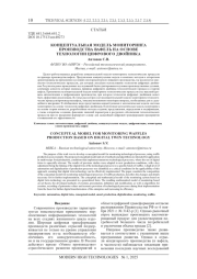 КОНЦЕПТУАЛЬНАЯ МОДЕЛЬ МОНИТОРИНГА ПРОИЗВОДСТВА ВАФЕЛЬ НА ОСНОВЕ ТЕХНОЛОГИИ ЦИФРОВОГО ДВОЙНИКА