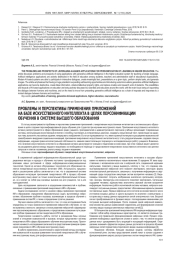 ПРОБЛЕМЫ И ПЕРСПЕКТИВЫ ПРИМЕНЕНИЯ ПРИЛОЖЕНИЙ НА БАЗЕ ИСКУССТВЕННОГО ИНТЕЛЛЕКТА В ЦЕЛЯХ ПЕРСОНИФИКАЦИИ ОБУЧЕНИЯ В СИСТЕМЕ ВЫСШЕГО ОБРАЗОВАНИЯ