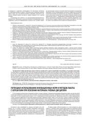 ПОТЕНЦИАЛ ИСПОЛЬЗОВАНИЯ ИННОВАЦИОННЫХ ФОРМ И МЕТОДОВ РАБОТЫ С КУРСАНТАМИ ПРИ ОСВОЕНИИ МАТЕРИАЛА УЧЕБНЫХ ДИСЦИПЛИН