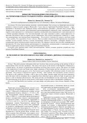 НОВЫЕ МЕСТОНАХОЖДЕНИЯ STIPA PENNATA L. НА ТЕРРИТОРИИ ОТВАЛА УГОЛЬНОГО РАЗРЕЗА "ИЗЫХСКИЙ" (РЕСПУБЛИКА ХАКАСИЯ)