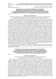 ДИНАМИКА СТРУКТУРЫ ПОПУЛЯЦИИ И ЧИСЛЕННОСТИ РЕДКОГО ВИДА NEOTTIANTHE CUCULLATA (L.) SCHLECHTER В УСЛОВИЯХ ПИРОГЕННОЙ НАГРУЗКИ НА ТЕРРИТОРИИ, ПРИЛЕГАЮЩЕЙ К НАЦИОНАЛЬНОМУ ПАРКУ "БУЗУЛУКСКИЙ БОР" (САМАРСКАЯ ОБЛАСТЬ)