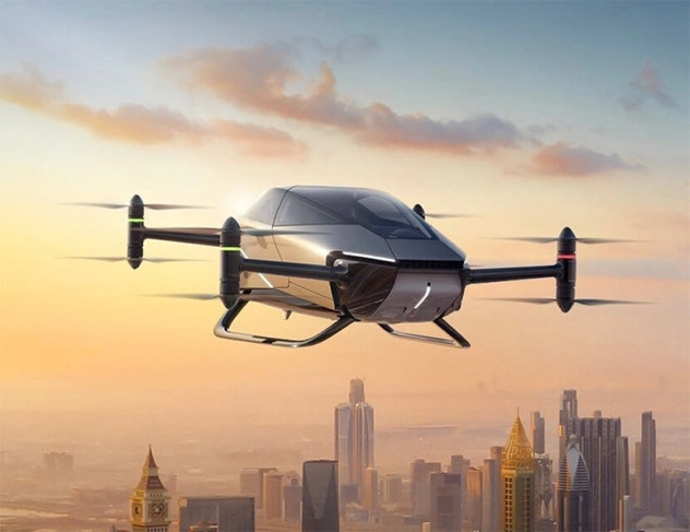 Китайская компания EHang провела первые испытания беспилотного воздушного такси большой дальности